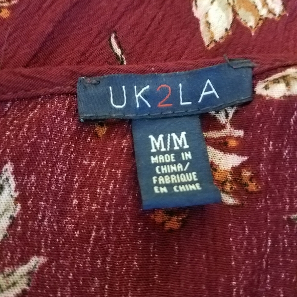 Floral Tie Front Romper - Picture 4 of 6